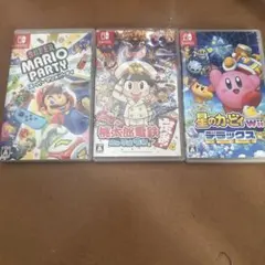 Nintendo Switch カセット　マリオ　カービィ　桃鉄