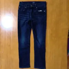 ダークブルースリムフィットデニムパンツ