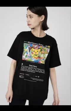 graniph ポケモン　はじめしゃちょー　限定コラボTシャツ S 黒