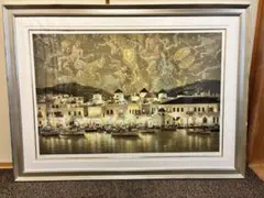 ☆ 「ニューススタンド」Sato Masaaki 佐藤正明 絵画 額装 - メルカリ