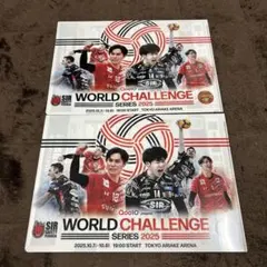 ワールドチャレンジ 2025 ペルージャVSサントリーサンバース クリアファイル