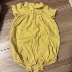 ロンパース 半袖 ラルフローレン 70 黄色 ポロシャツ