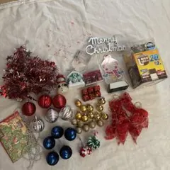 処分　中古　クリスマス装飾品セット