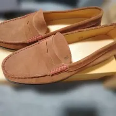 TOD'S スエード ローファー ブラウン 37 1/2のサムネイル