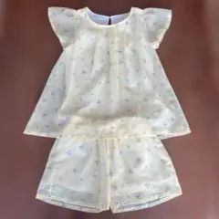 La petit Lilly フラワープリントセットアップ 130