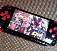 SONY PSP 　3000 黒/赤 本体　ジャンク扱い