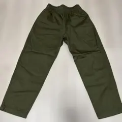 ジーユー シェフパンツ M カーキ