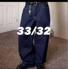 GAP エクストラバギー スーパーバギー 33/32 デニム ダークリンス 濃紺