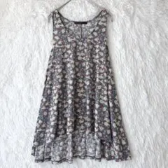 moussy 花柄 フレア チュニック Aライン　ワンピ　春夏 Fのサムネイル