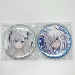 ホロライブ ホロローソン 缶バッジ 2種セット 白上フブキ