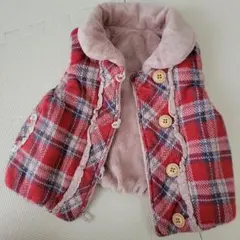 チェックのファーベスト！リバーシブル
