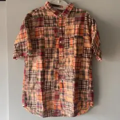 GOODENOUGH パッチワークシャツ