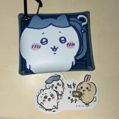 ちいかわ ハチワレ クリアマルチケース ステッカー セット