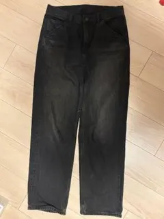 ストレートレッグデニム ユニクロ ジーンズ メンズ