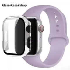Apple Watch ガラス ケース ストラップ セット