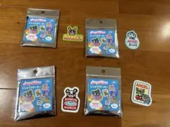 Angel Blue ししゅうステッカー　4つまとめて