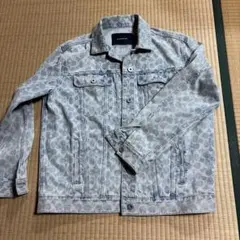 COACH コーチ デニムジャケット シグネチャー M ブルー レディース