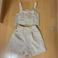 レピピ　パンツセットアップ ベージュ150センチ