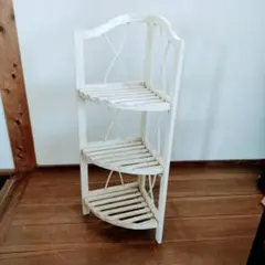 ヴィンテージ タイル 3段 ウッドシェルフ 60cm 木製 無垢材 - メルカリ