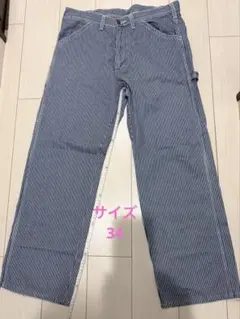 Leeリー　メンズ　ヒッコリーワークパンツ　LM4988 サイズ34