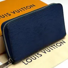ルイヴィトン エピ ジッピーウォレット 新型 ネイビー RFID 長財布