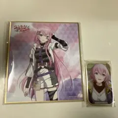 プロセカ ミニ色紙 スクエア缶バッジ 巡音ルカ