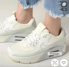 NIKE Air Max 90W LV8 ホワイト/グリーン