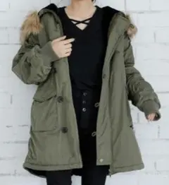 未使用 新品 INGNI N3B モッズコート カーキ ミリタリージャケット