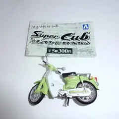 1/32 ホンダスーパーカブコレクション　スタンダード　ペールグリーン アオシマ