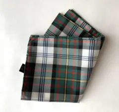 ポケットチーフG カラードチェック