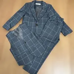 Pabama チェック柄フォーマルスーツ 100cm