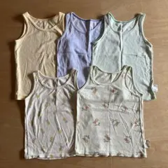 UNIQLO綿100%肌着 タンクトップ 5枚セット