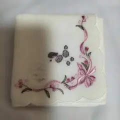 ソフィスティ　プードル刺繍　ガーゼハンカチのサムネイル