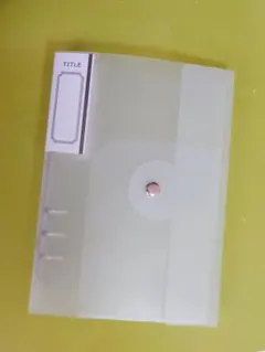 6穴　6リング　ファイル　シール帳　セリア