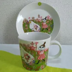 アラビア新品未使用2016年 ムーミンマグ&プレートセット