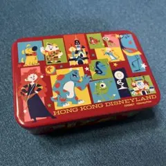 香港ディズニーランド限定 ピクサー 缶ケース 小物入れ