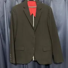 ブラックブレザー レッド裏地