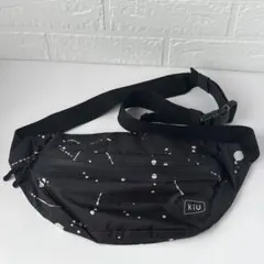 KiUウォータープルーフ ボディバッグ スプラッシュブラック