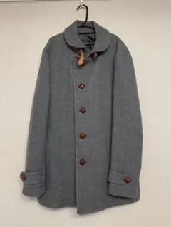 グレー ステンカラーコート