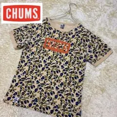 チャムス　CHUMS　ロゴ　Tシャツ　迷彩　カモフラ