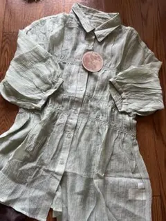 talbyyumi シャーリングブラウス