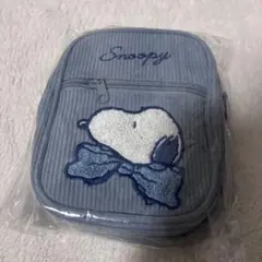 PEANUTS スヌーピー　コーデュロイショルダーバッグ