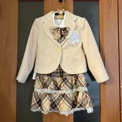 ヒロミチナカノ　女の子　フォーマルスーツ　120 5点セット