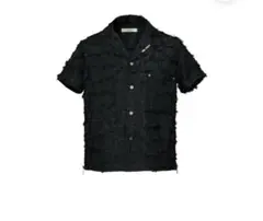 トップス jentLouis Fringe Open-Collar Shirt jentLouis Fringe Open-Collar Shirt - メルカリ