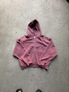 bless u pigment zip hoodie