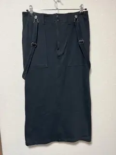 新品　niko and サスペンダー付きブラックタイトスカート