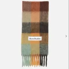 Acne Studios モヘアチェックスカーフ