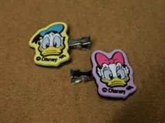 ★新品★前髪クリップ　ヘアクリップ（ドナルド・デイジー）ディズニー★送料込み★