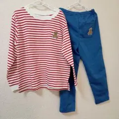 新品☆プティマイン パンツ 長ズボン 100トップス 110 長袖 カットソー