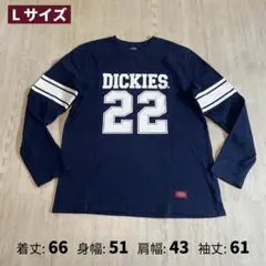 Dickies ディッキーズ 長袖 ネイビー L ❣️韓国古着のサムネイル